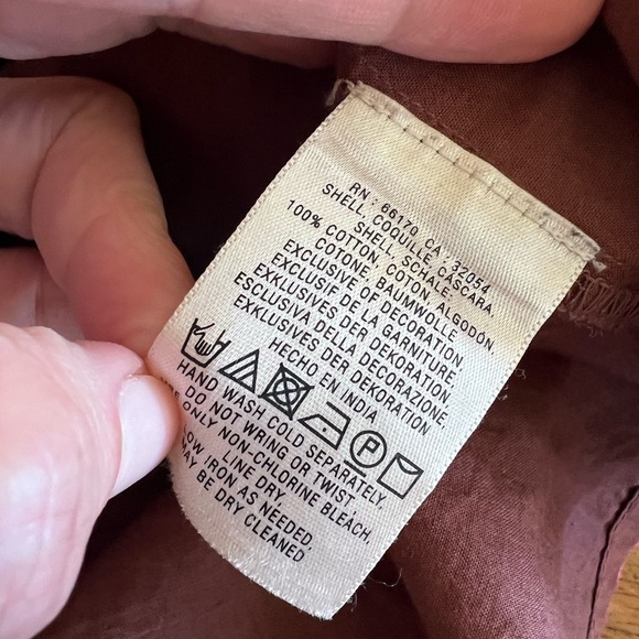 Maeve Anthropologie Embroidered Cap Sleeve Tie Front Shift Dress / size 2 - Picture 8 of 13